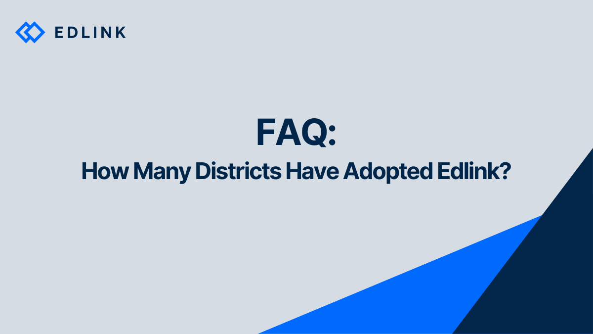 How Many Districts Have Adopted Edlink?