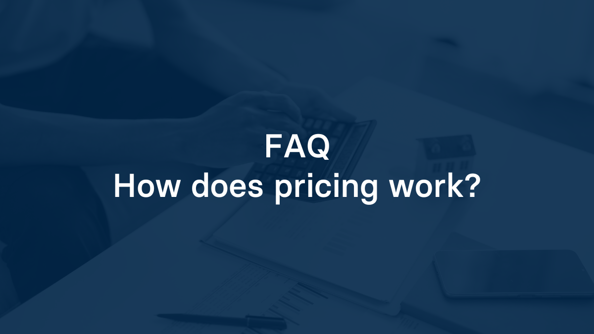 How does pricing work?