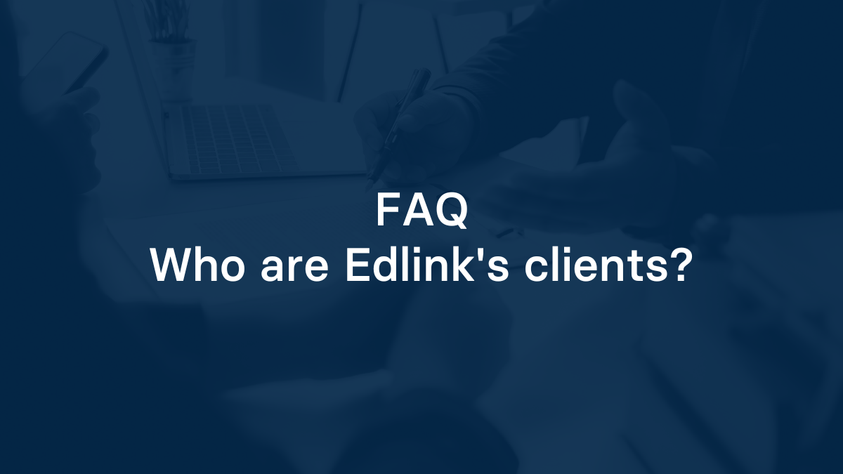 Who are Edlink's clients?