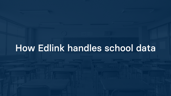 How Edlink handles school data