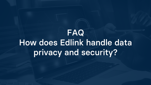 How does Edlink handle data privacy and security?