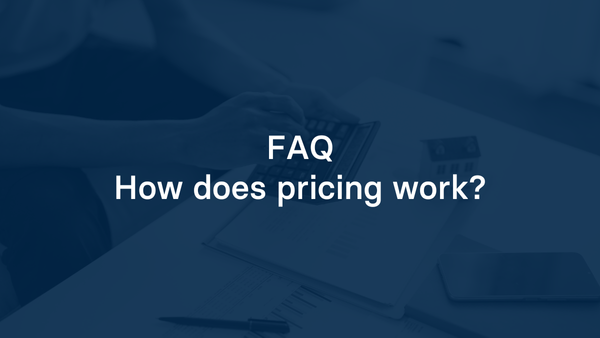 How does pricing work?