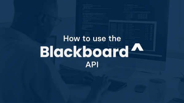 How to use the Blackboard API