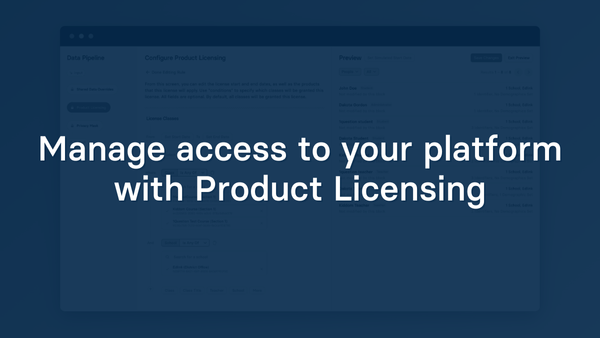 Manage access to your platform with Product Licensing