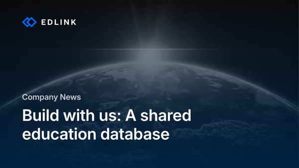 Build with us: A shared education database
