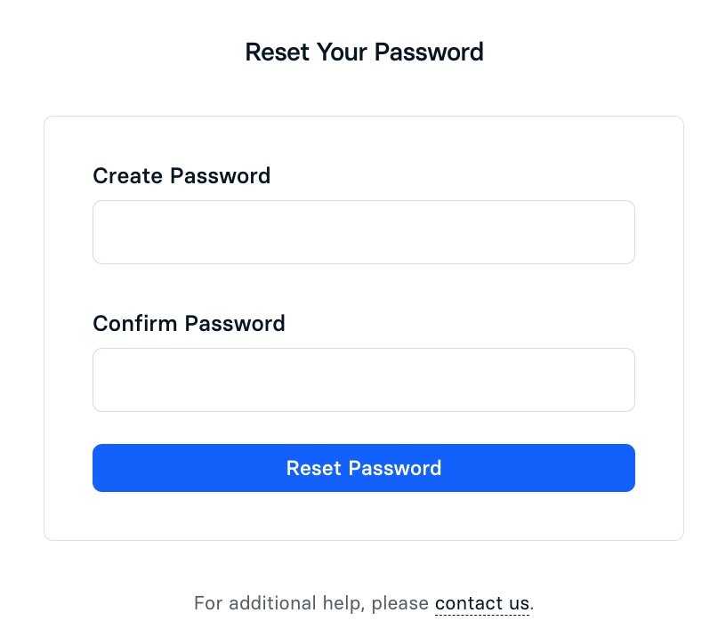 Forgot Your Password