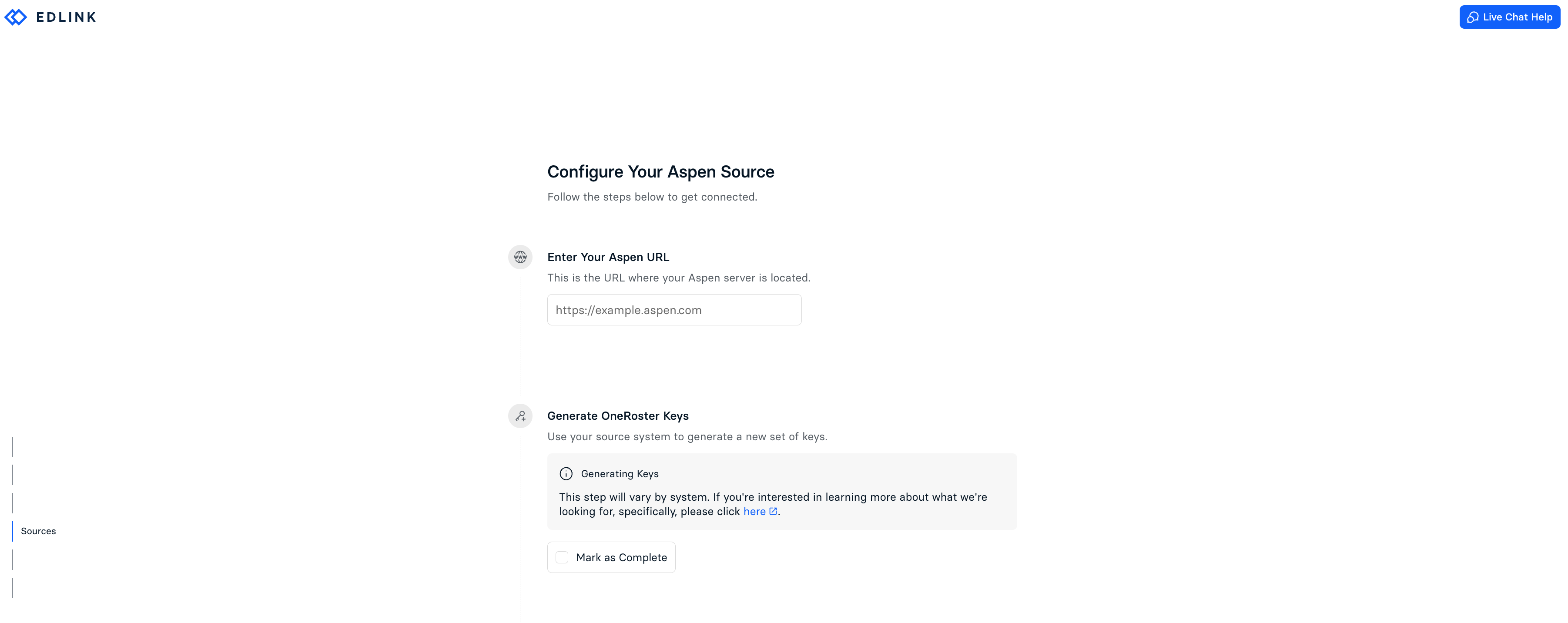 Aspen Integration Page