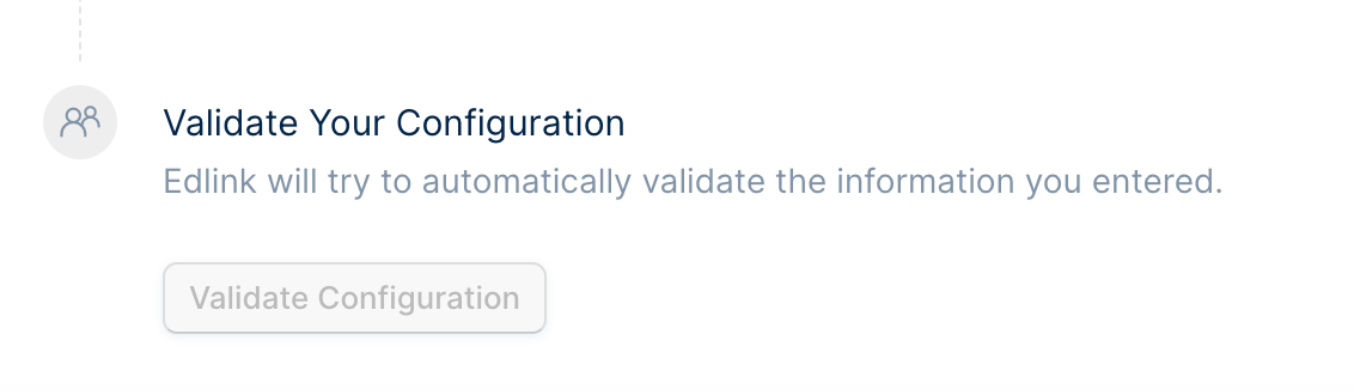 Validation Screen