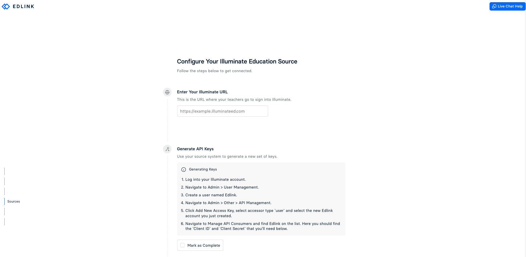Illuminate Education Integration Page