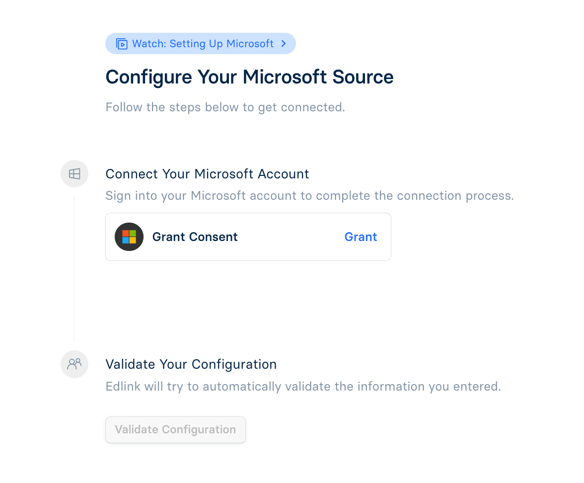 Validation Screen