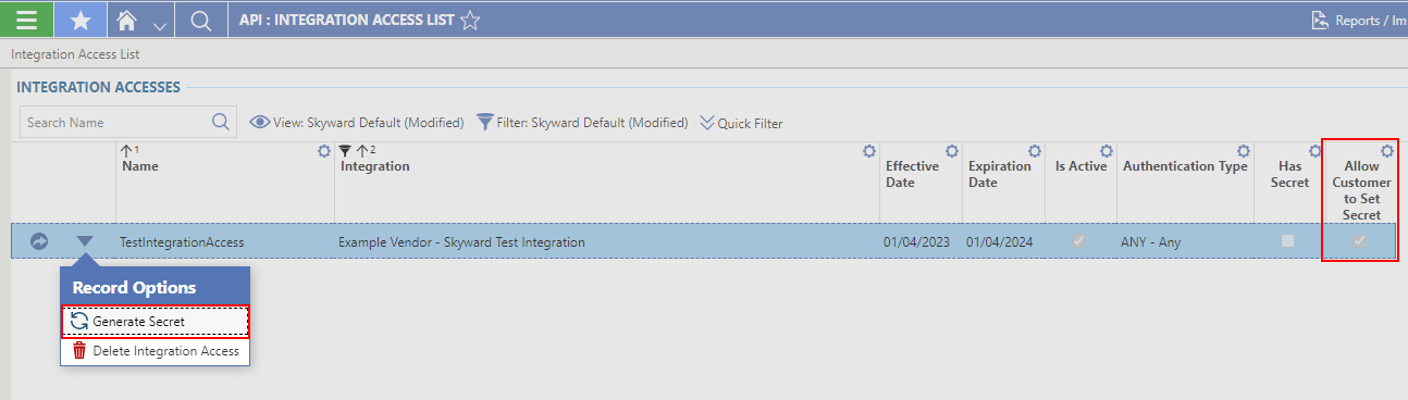 Qmlativ Generate Secret Button