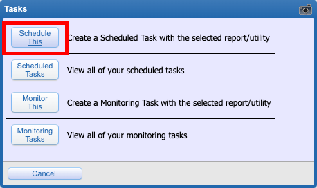 Skyward SMS Print Schedule button