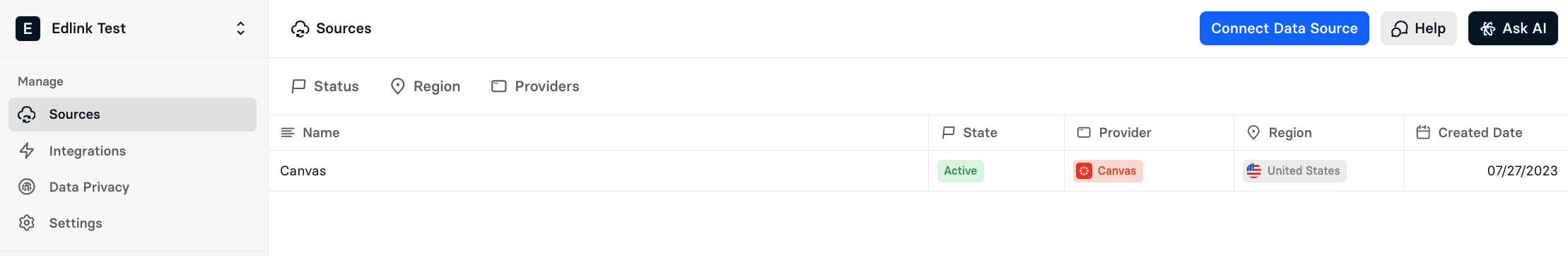 Sources tab