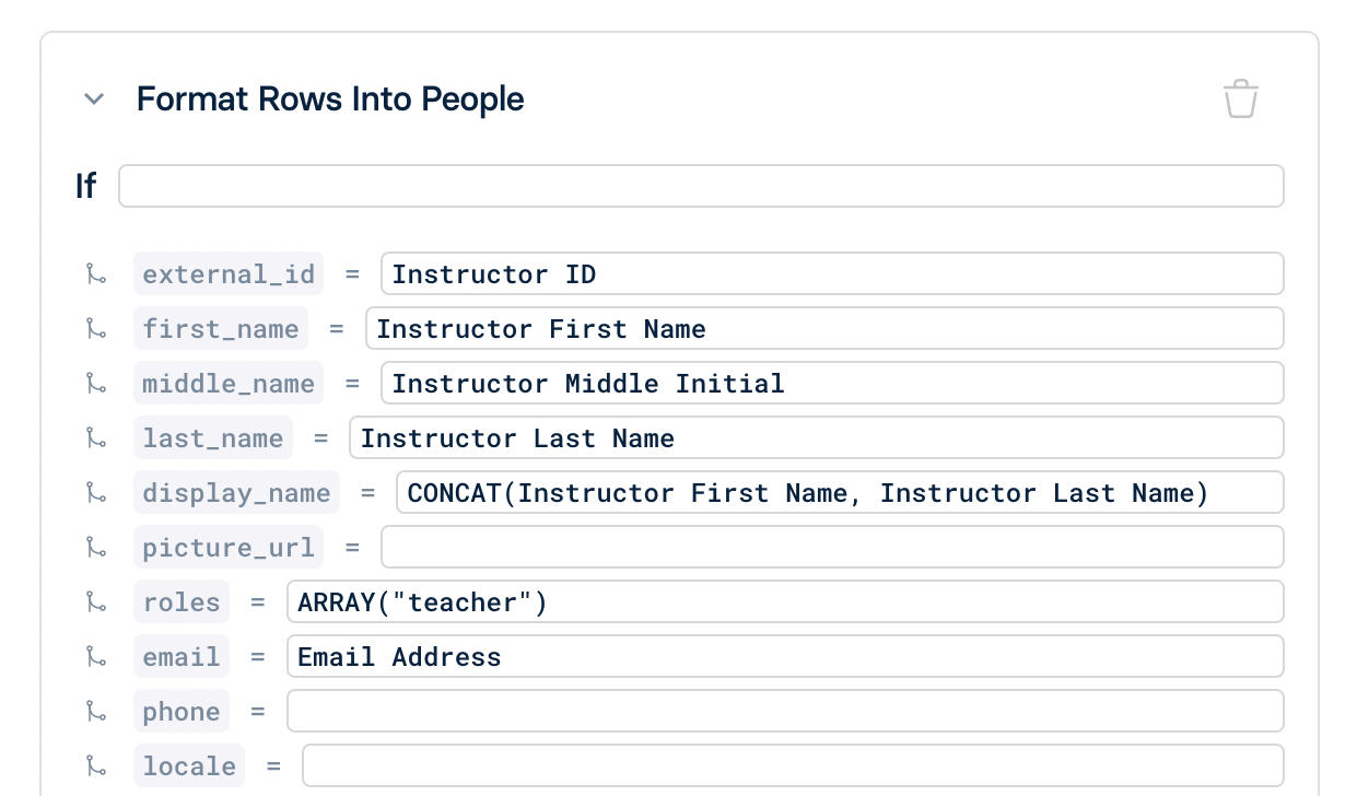 Person Formatting Rule