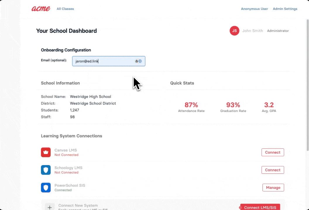 Embedded Onboarding Plugin Preview