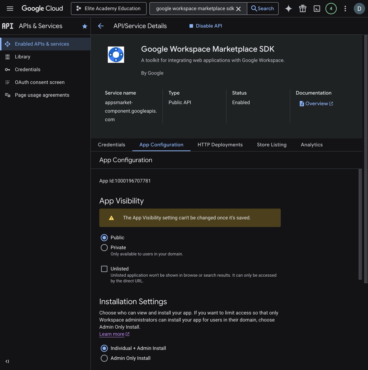 Visibility and Installation