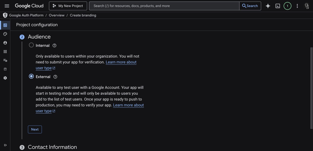 Google Branding Audience Selection