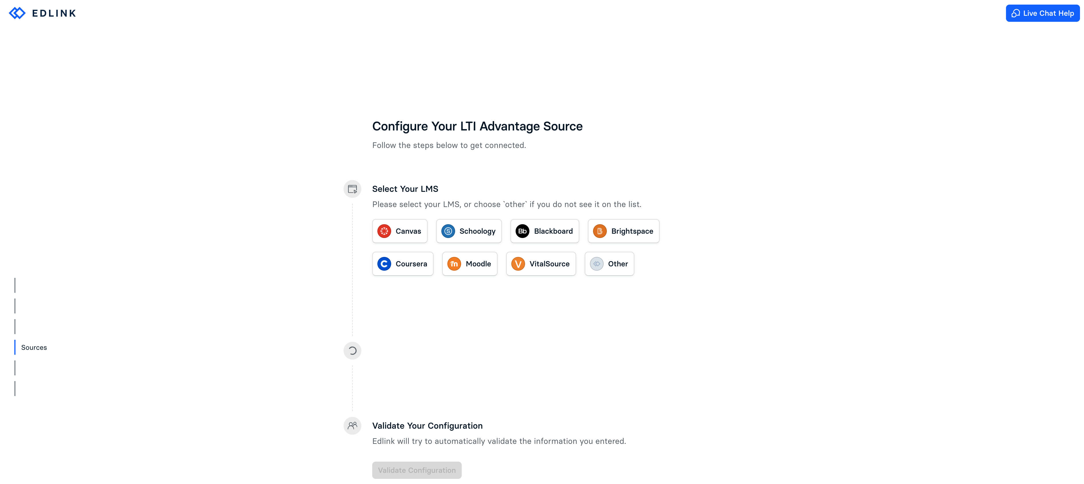 LTI Advantage Integration Page