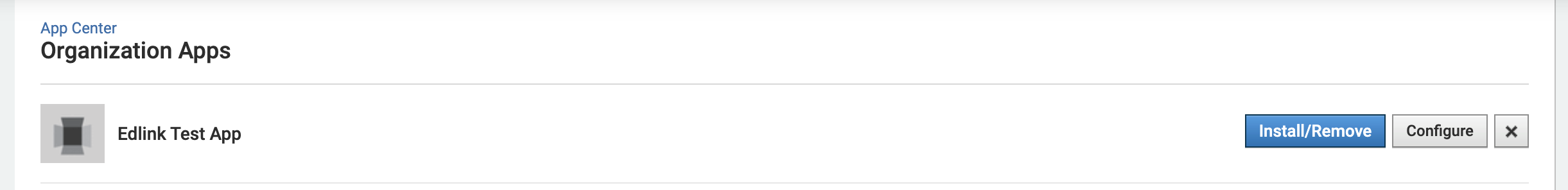 LTI App Configuration Tab
