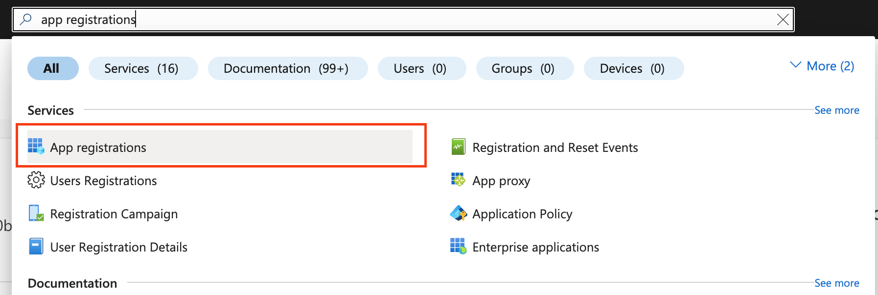 Microsoft App Registrations