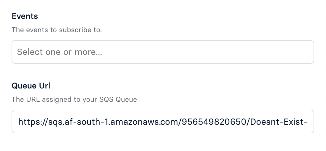 Queue URL